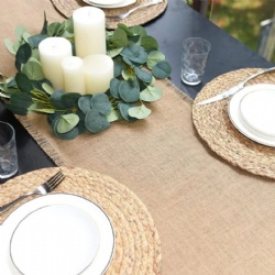 Versatile Burlap Table Runners for Every Occasion - Available in Multiple Sizes